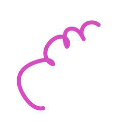 Pink Squiggles Lines Vectors 