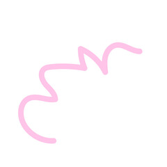 Pink Squiggles Lines Vectors 