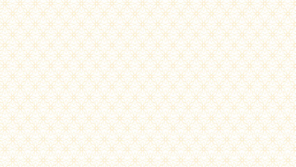 Seamless abstract modern geometric line pattern for elegant golden Islamic background