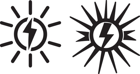 energy ray icon vector illustration