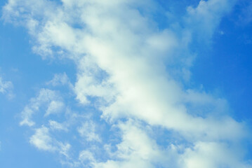 Blue sky with clouds