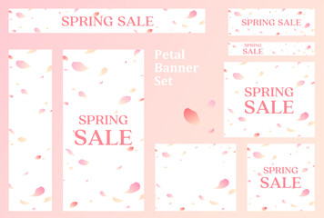 バナーセット_花吹雪_カラフル_桜