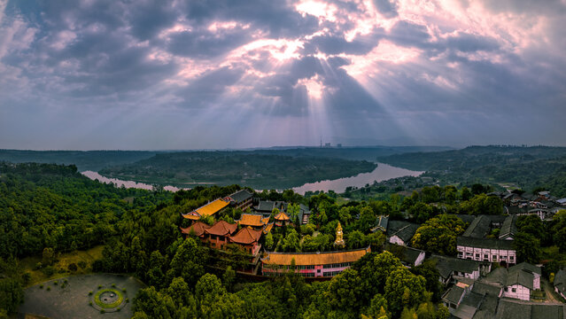 Chongqing ocean Lai beach town scenery