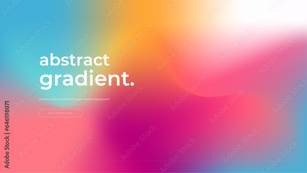 Poster Vector colorful gradient trendy background abstract