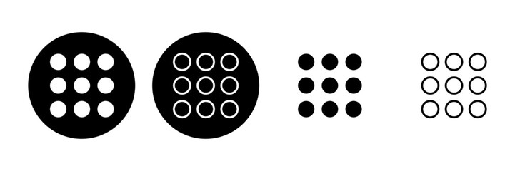 Menu Icon set. web menu icon. hamburger menu symbol