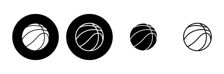 Basketball icon set. Basketball ball icon. Basketball logo vector icon