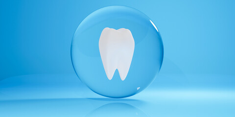 Whitening tooth treatment cleaning teeth medical dentist healthcare toothbrush treatment root whitening  background 3D RENDER.