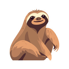 sloth animal character icon