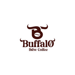 Fototapeta premium Brew coffe logo design