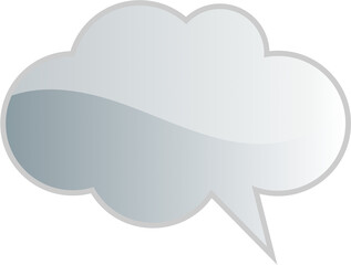 speech bubble balloon icon sticker memo keyword planner text box banner, flat png transparent element design