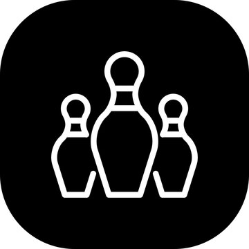 recommend clip art: Bowling sport and fitness icon with black filled outline style. bowling, sport, ball, game, strike, competition, web. Vector illustration