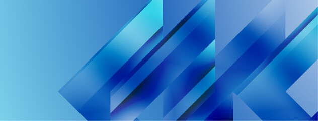 Obraz premium Simple geometric forms - dynamic geometric abstract background. Visual symphony of shapes and lines design for wallpaper, banner, background, landing page, wall art, invitation, prints, posters