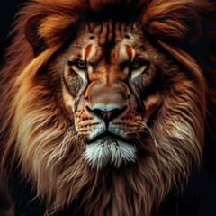 Fototapeta premium photography of brave lions, looks, tender, felines, beautiful white photographs for paintings