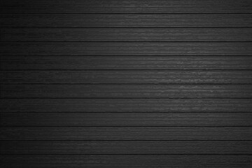 black wood background texture wallpaper, black painted wooden tile flooring planks boardwalk - obrazy, fototapety, plakaty
