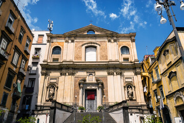 Naples, Campania, Italy. 17th century monumental church dedicated to Maria in Largo Donnaregina seat of the Diocesan Museum