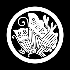 丸に揚羽蝶