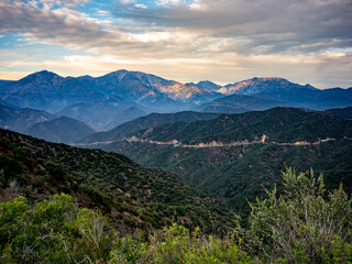 view of the mountains