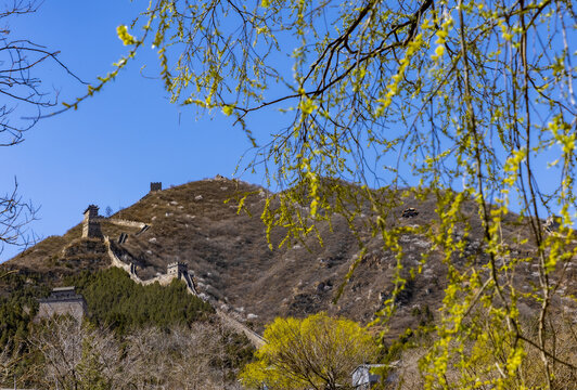 The Great Wall under the train located in the east of Beijing changping district 916 township roads juyongguan Great Wall