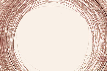 Abstract geometric art with circular motif.