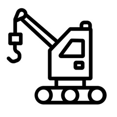 Building construction crane