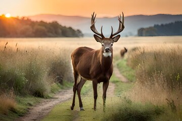 deer in the wild  Generated Ai