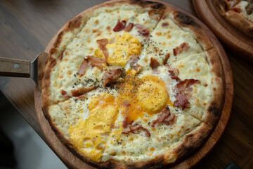 Photo of pizza on the table 