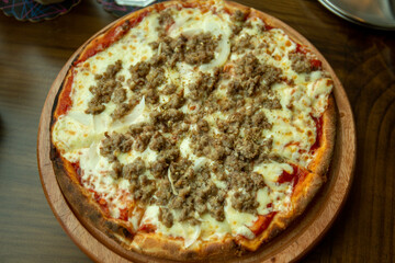 Photo of pizza on the table 
