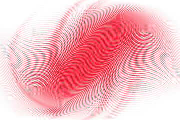 Red circle polka dot pop art halftone pattern
