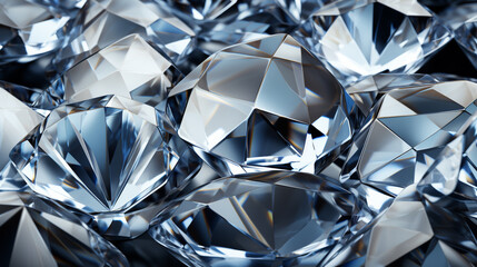 Beautiful white crystal background