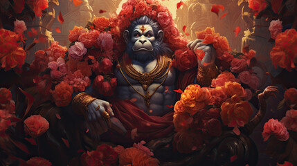 Lord Hanuman the living god