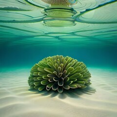 tropical coral reef Created using generative AI tools