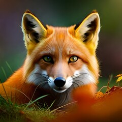 red fox vulpes Created using generative AI tools