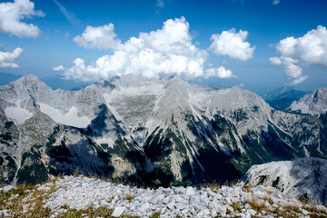 Alpine Landschaft im Karwendelgebirge