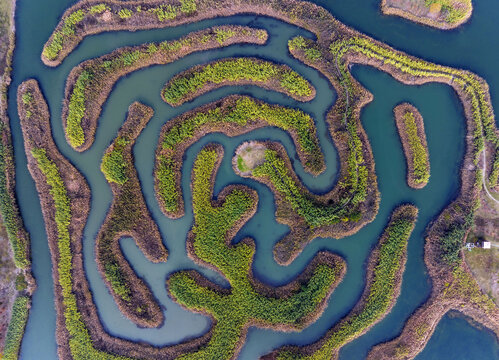 Huaian white horse lake wetland of international importance