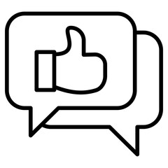 Social feedback icon