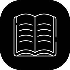 Reading healthy lifestyle icon with black filled line outline. book, education, happy, read, lifestyle, reading, study. Vector illustration