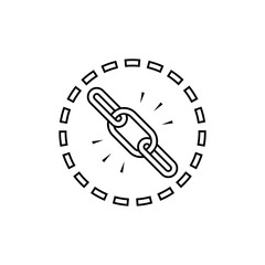 Permanent Icon. Infinity, Endless Symbol.        