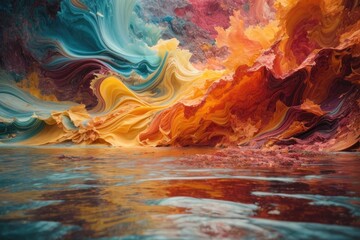 Abstract painting background or texture