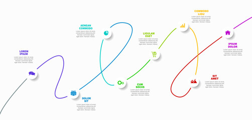 Infographic design template with place for your data. Vector illustration.
