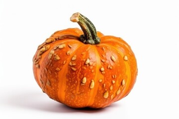 Obraz premium Fresh pumpkin on white background