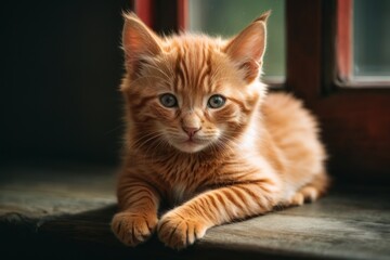 Obraz premium Red kitten