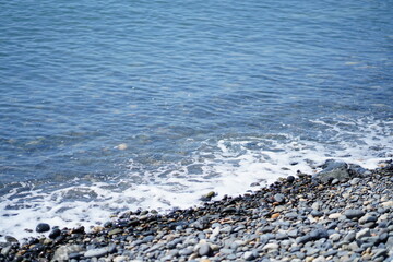 대한민국 고흥군 나로도 염포해수욕장의 풍경