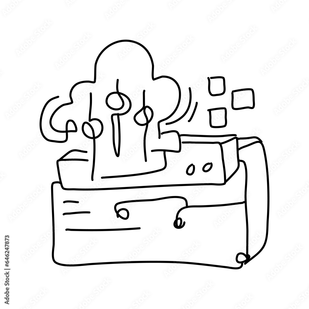 Poster empower your website and mobile app with flat illustration aws microservices. optimize, scale, and e