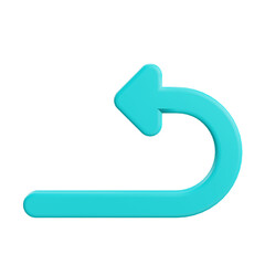 3d render 3d bold arrow premium icon 5