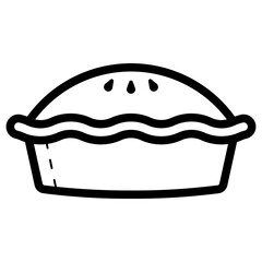 apple pie icon