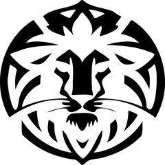 simple lion head logo