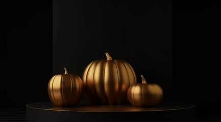 Halloween background, created with Generative AI technology