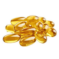 Fish oil, realistic, isolated on transparent background Png V4