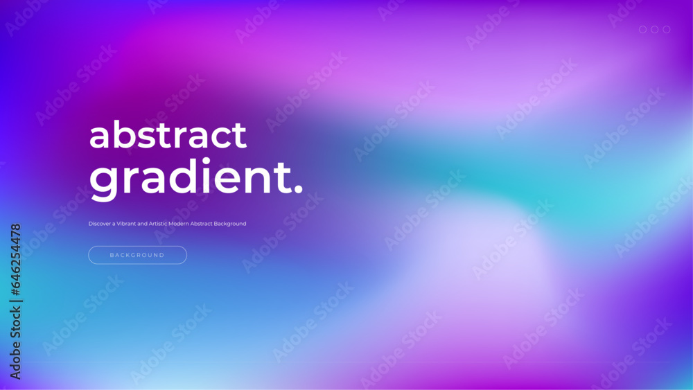 Poster abstract background colorful gradient vector