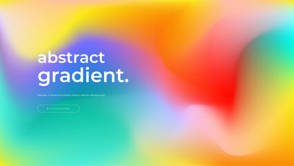 Gradient colorful abstract background vector